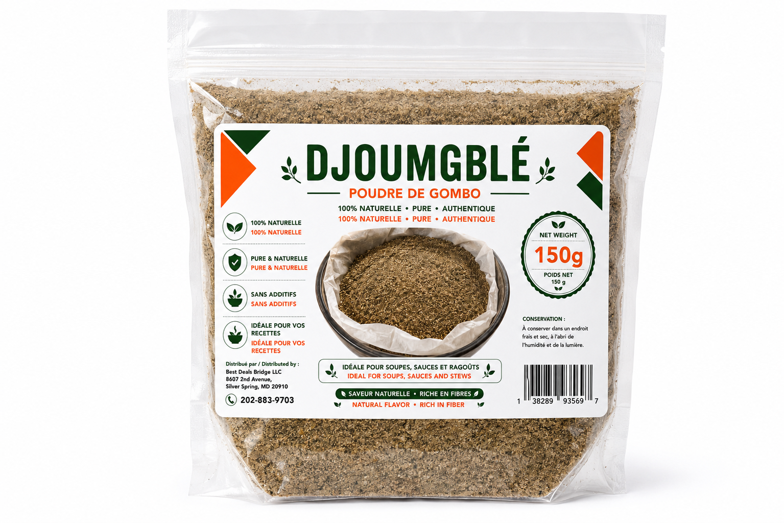 Ground Okra – 100% Naturel